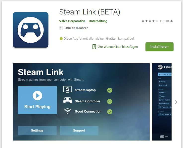 Steam tv