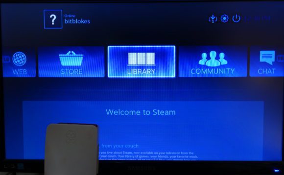 mit Steam via Raspberry Pi verbunden