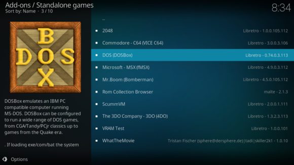 Kodi 18 unterstüzt Gaming-Konsolen