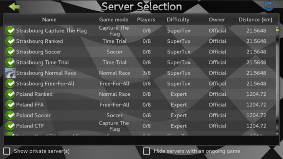 SuperTuxKart lässt sich nun online spielen (Quelle: supertuxkart.net)