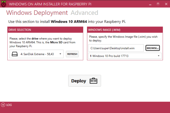 Windows 10 auf dem Raspberry Pi (Quelle: raspberrypi.org)