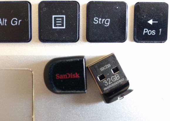SanDisk USB-Stick mit 32 GByte – mein permanenter Begleiter