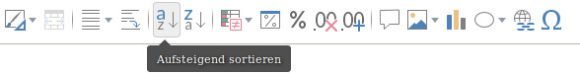 Bei Collabora Oline 4.0.3 darfst Du bei Calc wieder mit einem Klick sortieren