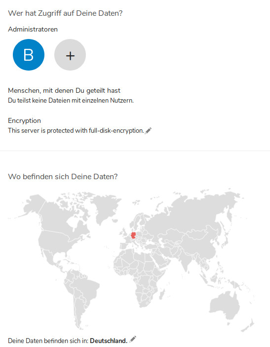 Nextcloud 16: Wer hat Zugriff und wo befinden sich Deine Daten?
