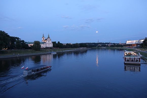 Blaue Stunde an der Weichsel