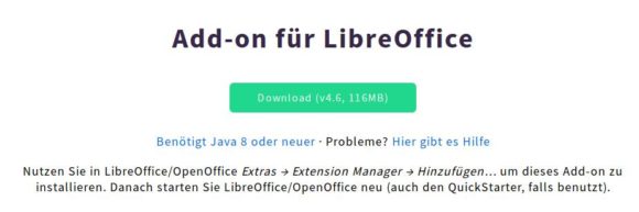 LanguageTool für LibreOffice installieren