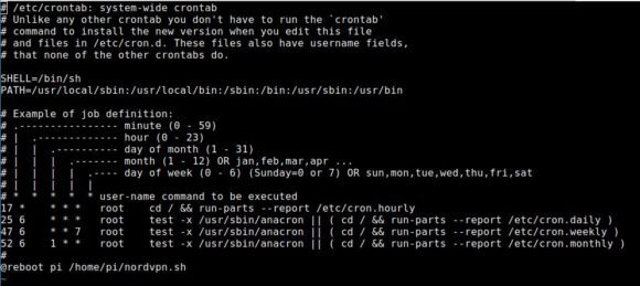 Beim Systemstart verbindet sich das VPN und macht meinen Raspberry Pi zum VPN-Router