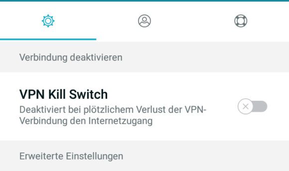 Kill Switch (Notausschalter) vorhanden