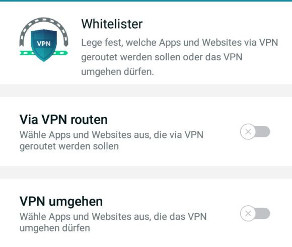 VPN Whitelister - also Split Tunneling