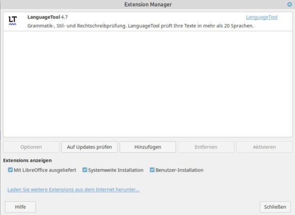 Ab sofort ist LanguageTool 4.7 verfügbar