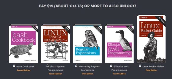 In der letzten Stufe des Humble Book Bundle: Linux & UNIX sind 5 Bücher