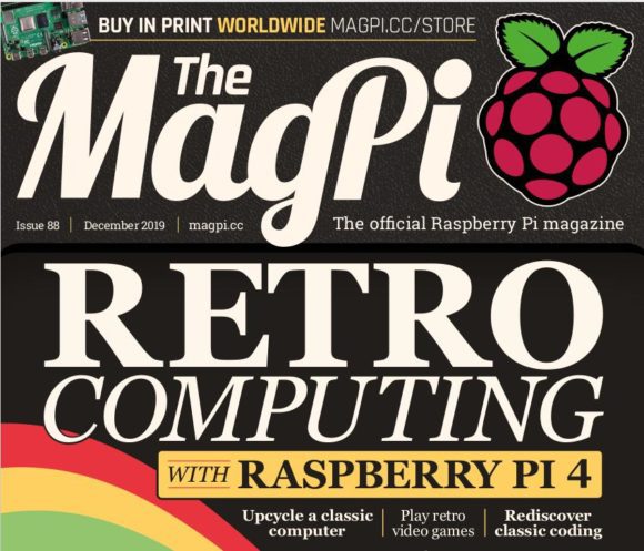 Beim MagPi 88 geht es um Retro Computing und Retro Gaming