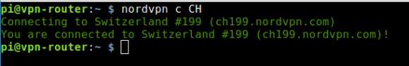 Wähle ich mich auf dem VPN-Router bei einem Server an, ändert sich der Standort. Das gilt für den Chromecast und alle anderen Geräte, die mit dem Router verbunden sind.