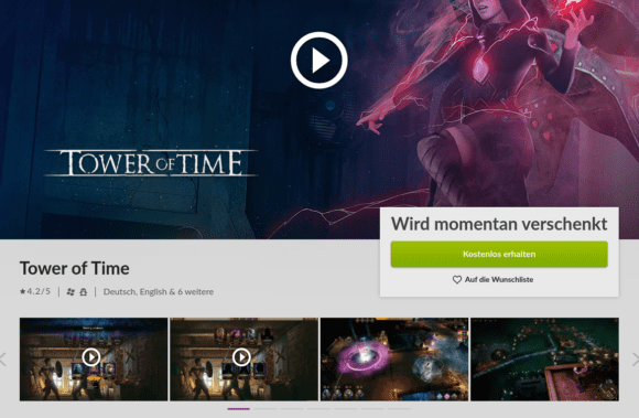 Tower of Time läuft nativ unter Linux – derzeit kostenlos!