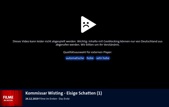 Inhalte mit Geoblocking können nur aus Deutschland geschaut werden … wir kennen da aber einen Trick!