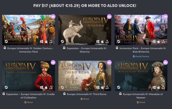 Weitere 6 DLCs für Europa Uiversalis IV