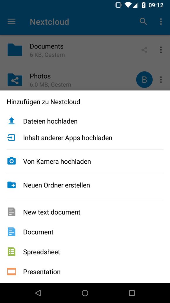 Nextcloud App für Android und Nextcloud Hub: Neue Dateien erstellen – direkt mit ONLYOFFICE
