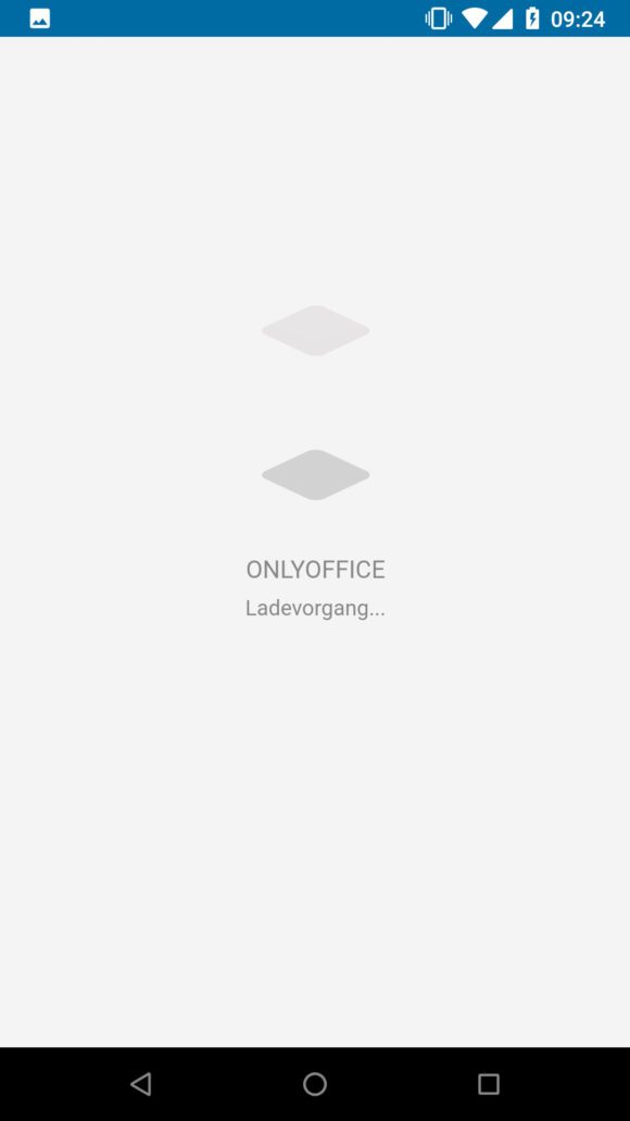 ONLYOFFICE lädt direkt aus der Nextcloud App