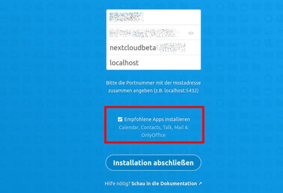 Nextcloud Hub mit zusätzlichen Apps