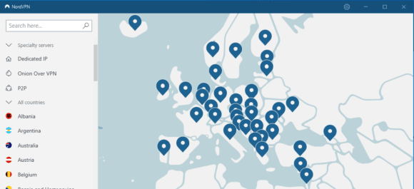 NordVPN Client für Windows