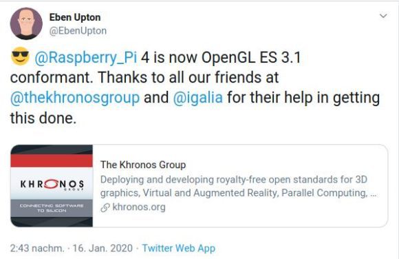 Auf OpenGL ES 3.1 folgt Vulkan