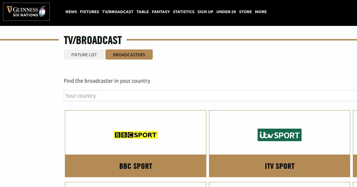 BBC und ITV Hub übertragen die Rugby Six Nations im Free-TV