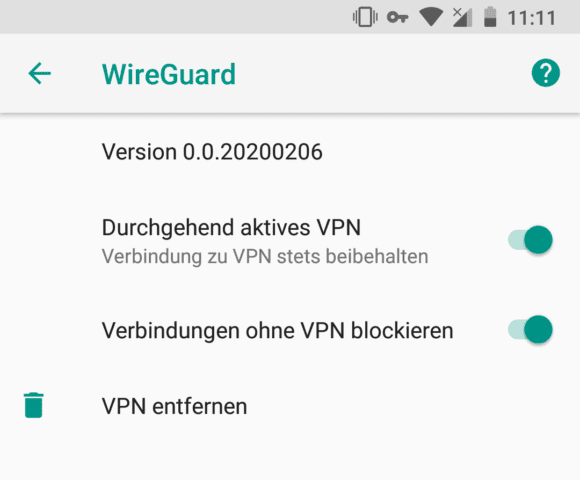 Durchgehend aktives VPN und Kill-Switch – dauerhafte Verbindung zum WireGuard VPN Server