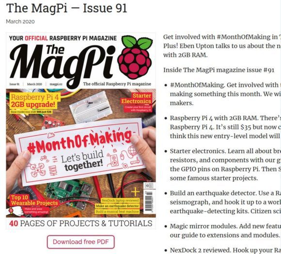 MagPi 91 ist verfügbar – kostenloser PDF-Download