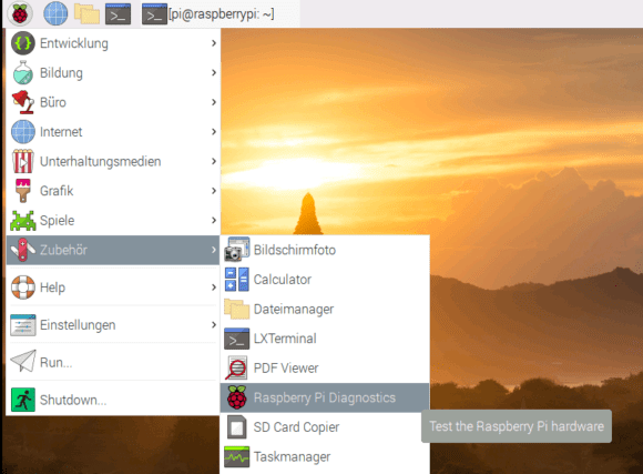 Raspberry Pi Diagnostics