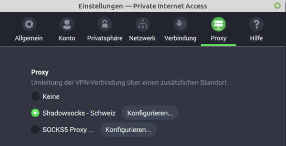 VPN via Proxy