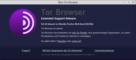 Der Tor Browser schickt den Traffic durch das Tor-Netzwerk