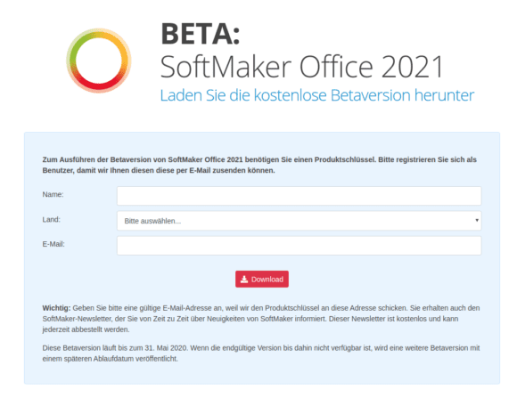 Öffentliche Beta-Version von SoftMaker Office 2021 darf getestet werden