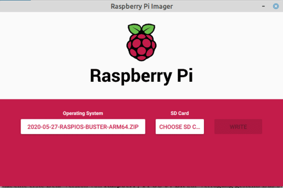 Raspberry Pi OS 64-Bit ist ausgewählt