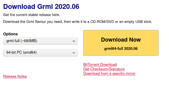 Grml 2020.06 steht zum Download bereit