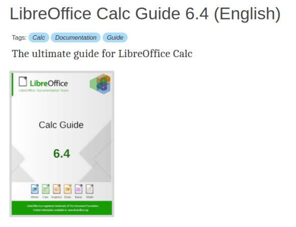 LibreOffice Calc Guide 6.4 als PDF