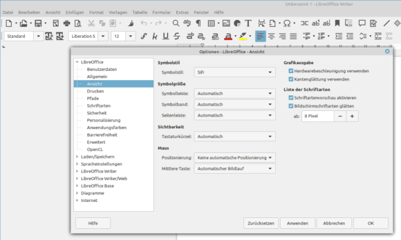 sifr für Libreoffice