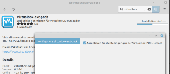 VirtualBox Extension Pack