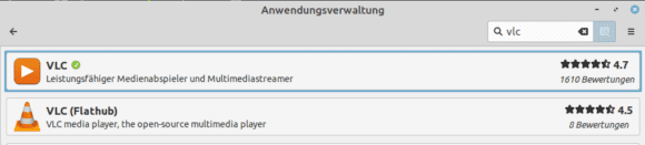 VLC muss auf mein System