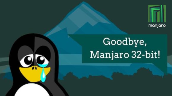 Mit einem weinenden Auge verabschieden sich die Entwickler von Manjaro32 (Quelle: forum.manjaro.org)