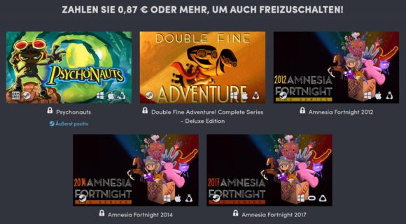 Double Fine Bundle – 1 €