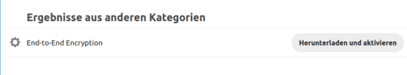 E2EE – End-to-End-Verschlüsselung aktivieren