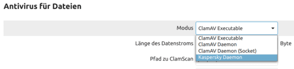 Antivirus-App von Nextcoud unterstützt nun den Kaspersky Daemon