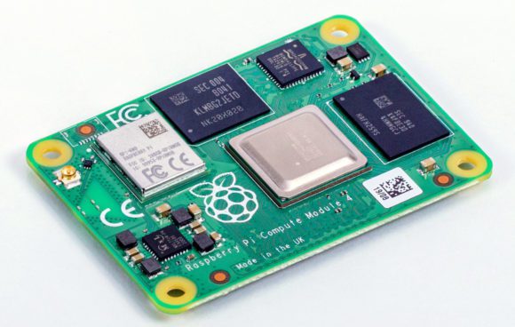 Das neue Compute Modue 4 (Quelle: raspberrypi.org)