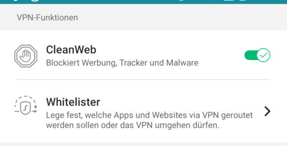 CleanWeb und Whitelister