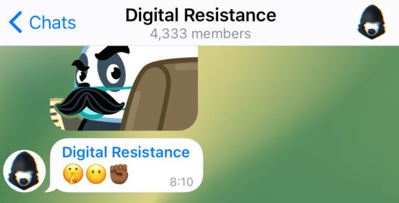 Anonyme Gruppen-Admins beim neuen Telegram (Quelle: telegram.org)