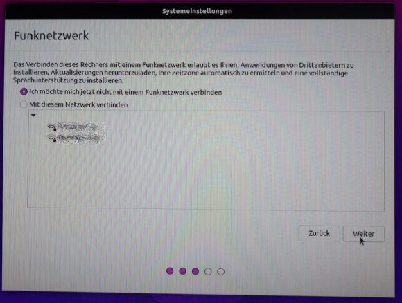 Funknetzwerk auswählen – WLAN