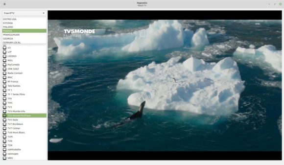 IPTV – Hypnotix (Quelle: linuxmint.com)