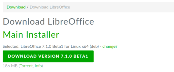 LibreOffice 7.1 steht bereit