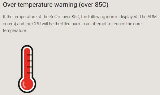 Raspberry Pi Warnung – über 85 °C