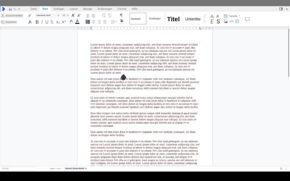 Collabora Office / LibreOffice unter Android nutzen – Textverarbeitung